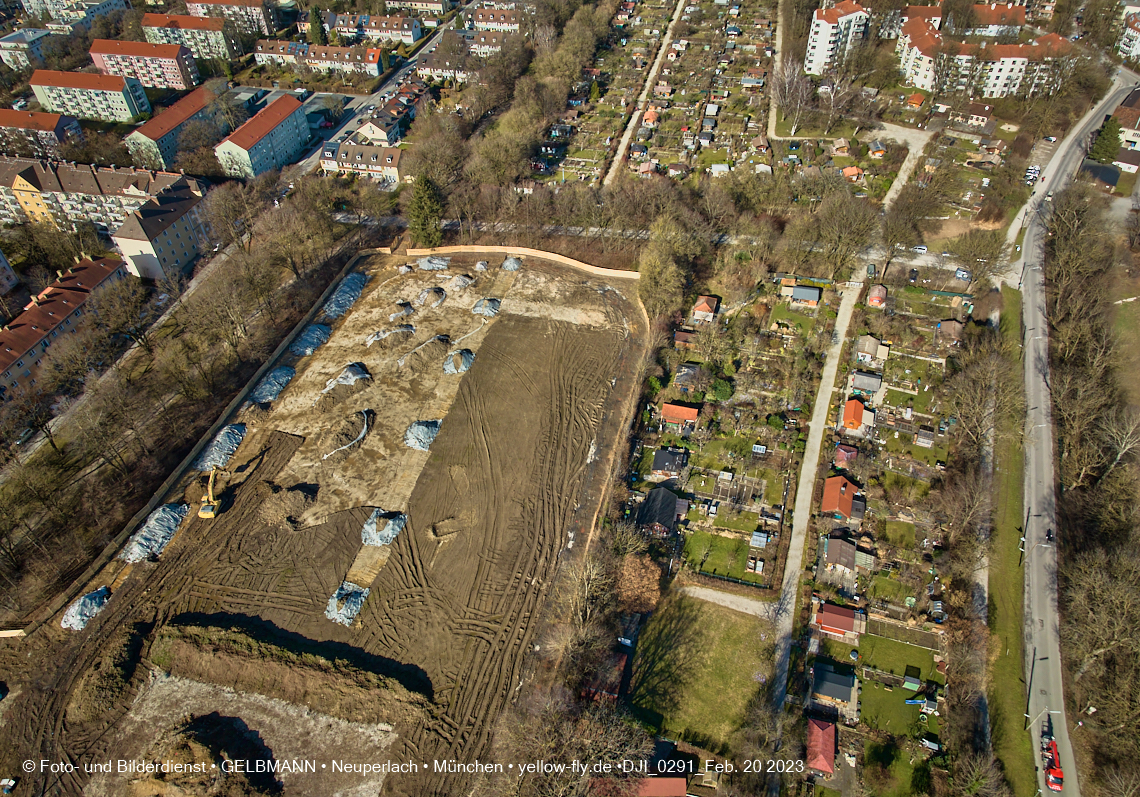 20.02.2023 -  der verschwundene Hachinger Bach in Neuperlach und Berg am Laim